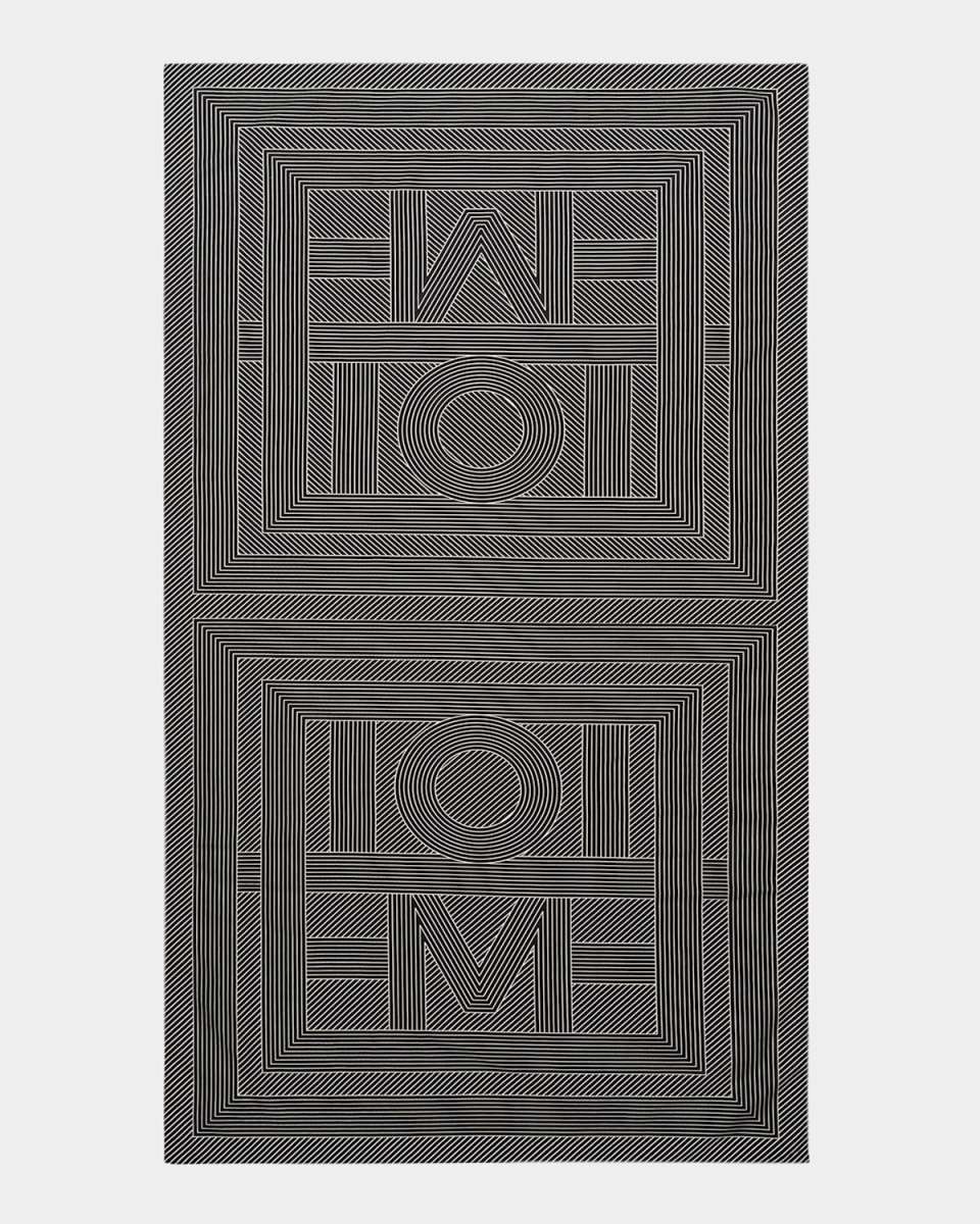 Striped Monogram Sarong